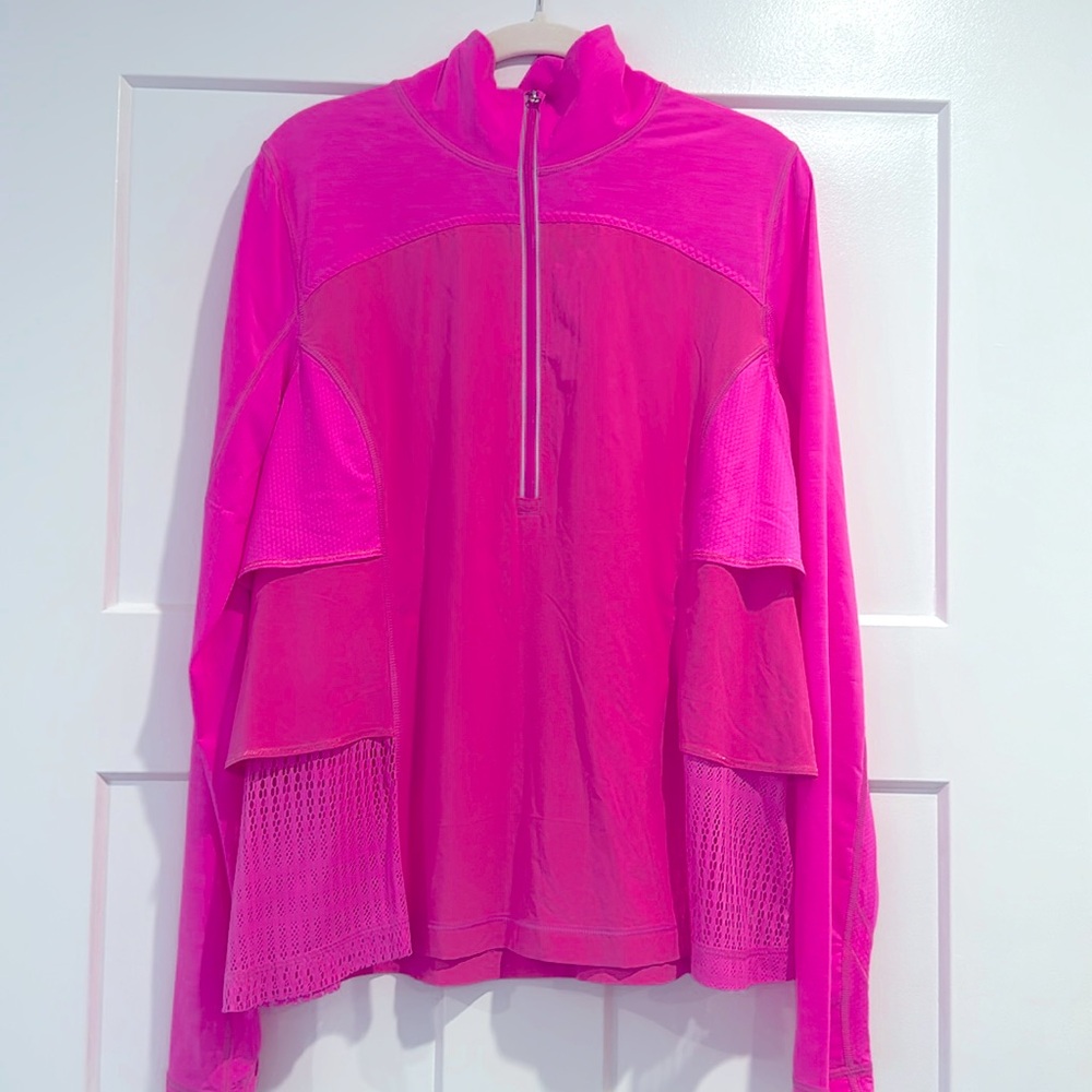 Lululemon Sun Runner Hybrid Pullover in Pow Pink Light!